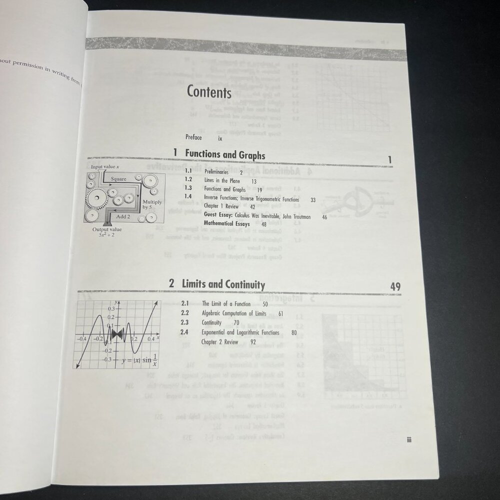 Vol 1 Calculus Textbook Custom Edition for Math 135 Rutgers University w/ CD-ROM - Picture 5 of 8